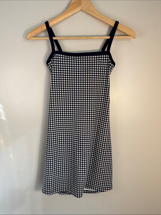 wild fable Dresses & Skirts - Wild Fable Butterbliss Navy and White Checked Athletic Dress, xxs